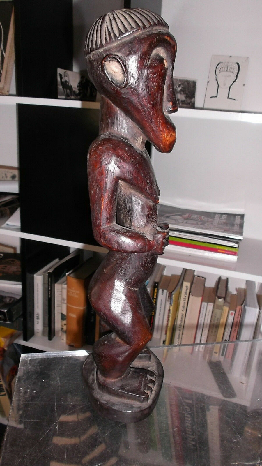 Statue African Statue Old French Collection Easter Kunst African