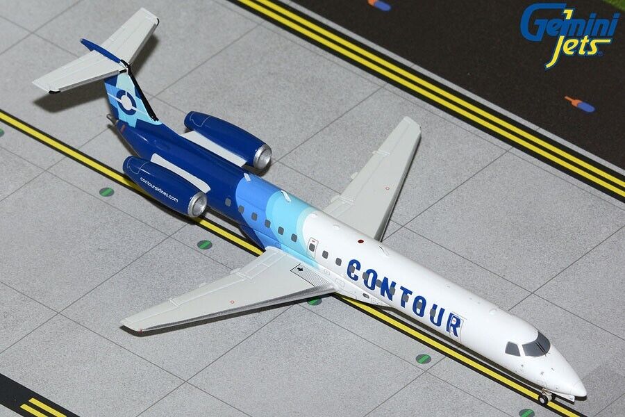 Contour Airlines ERJ-145 N12552 Gemini Jets G2VTE1218 Scale 1:200 IN STOCK