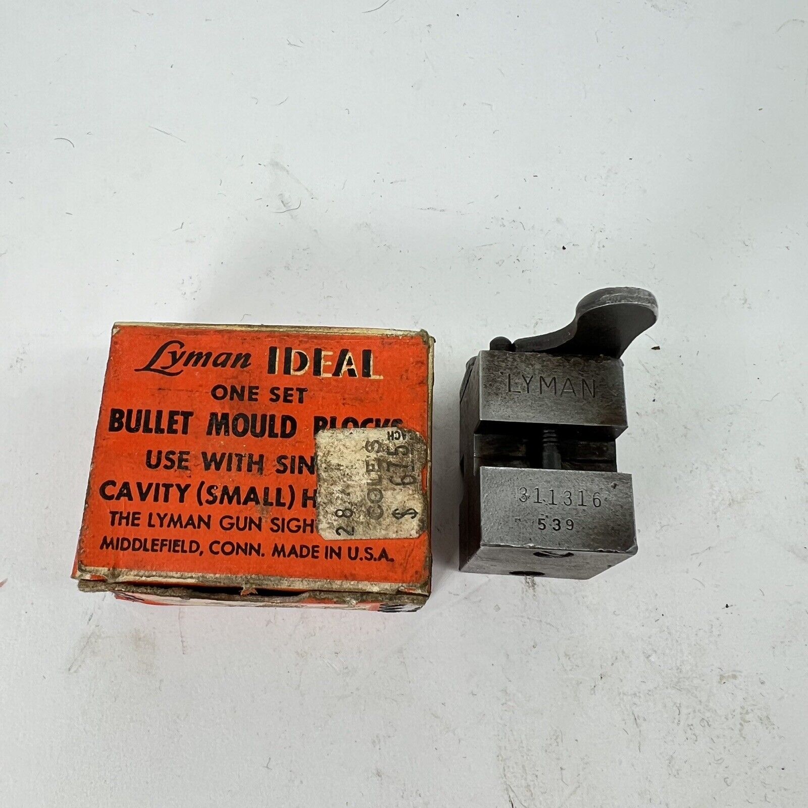 LYMAN IDEAL 311316 BULLET MOULD MOLD VINTAGE IN BOX 32-20 32 WINCHESTER
