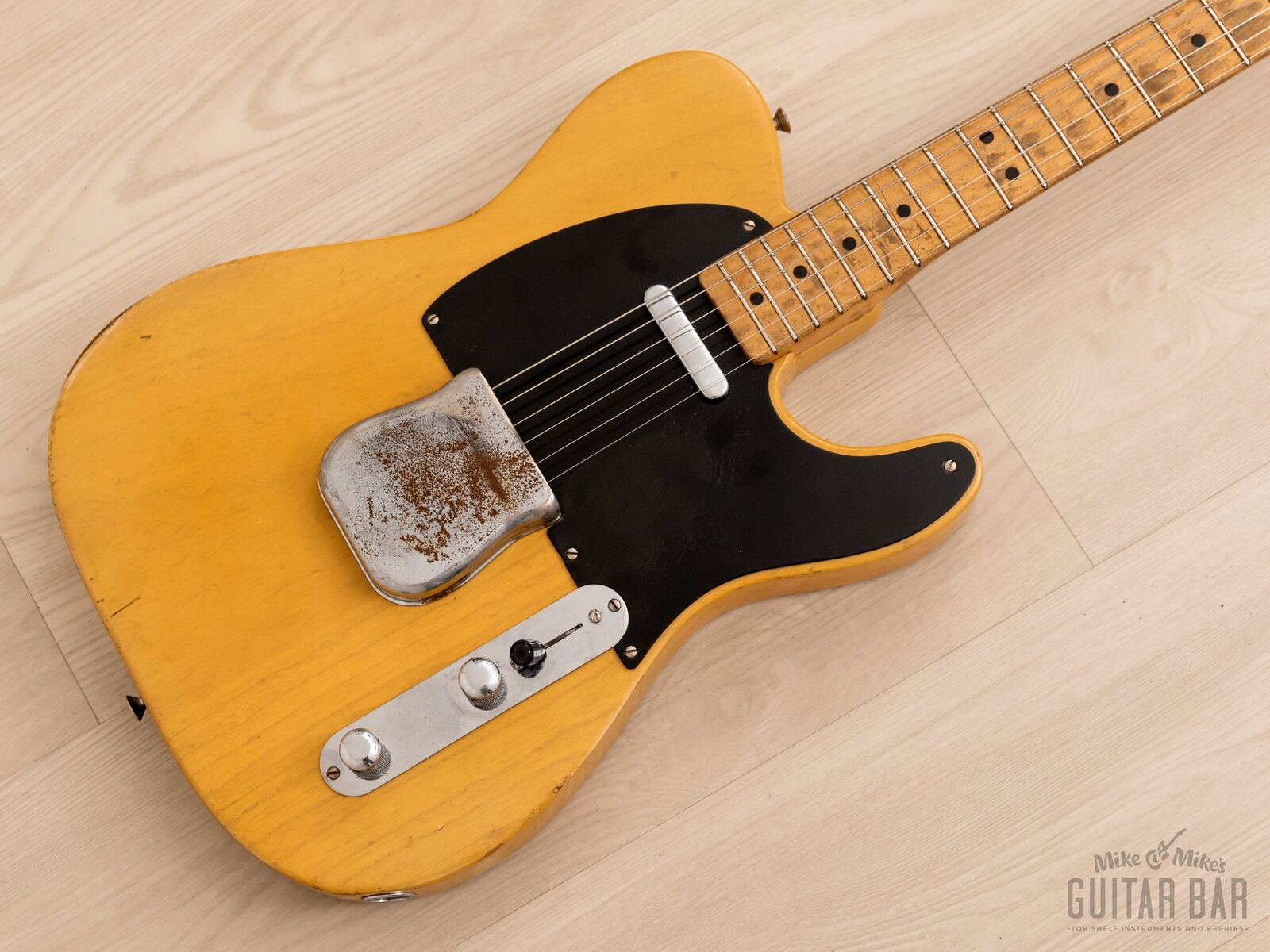 1951 Fender Nocaster Vintage Electric Guitar Butterscotch w/ Case, Telecaster