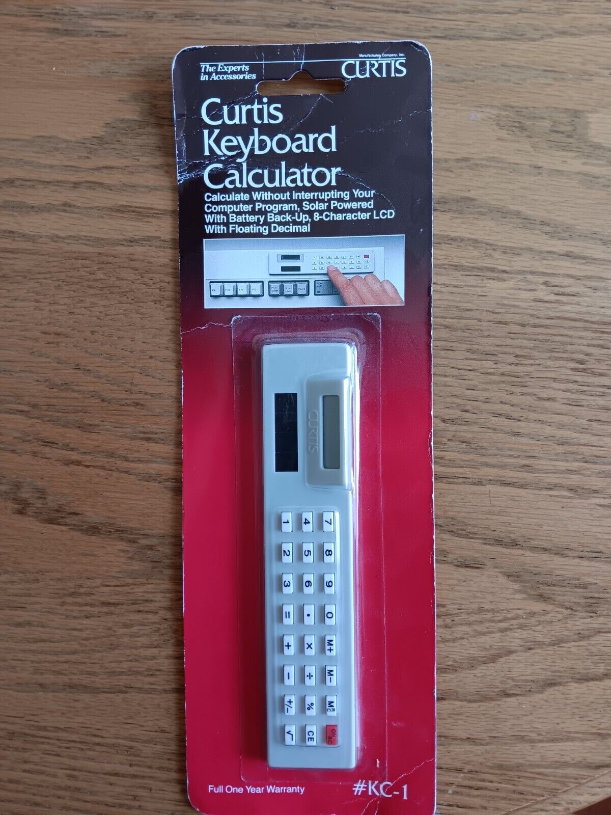 Vintage Curtis Keyboard Calculator Still In Box