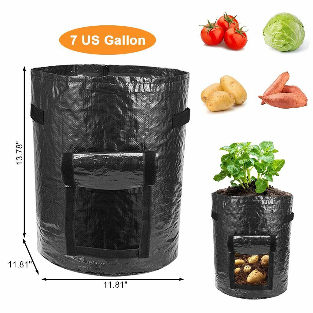 Potato Grow Bags Planter Pot Tomato Planting Growing Vegetable Garden Container