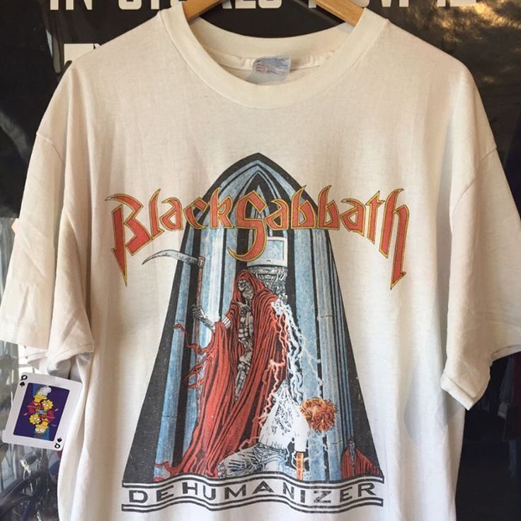 Vintage 90s Black Sabbath Dehumanizer Tour 1992 T Shirt PGDH REPRINT