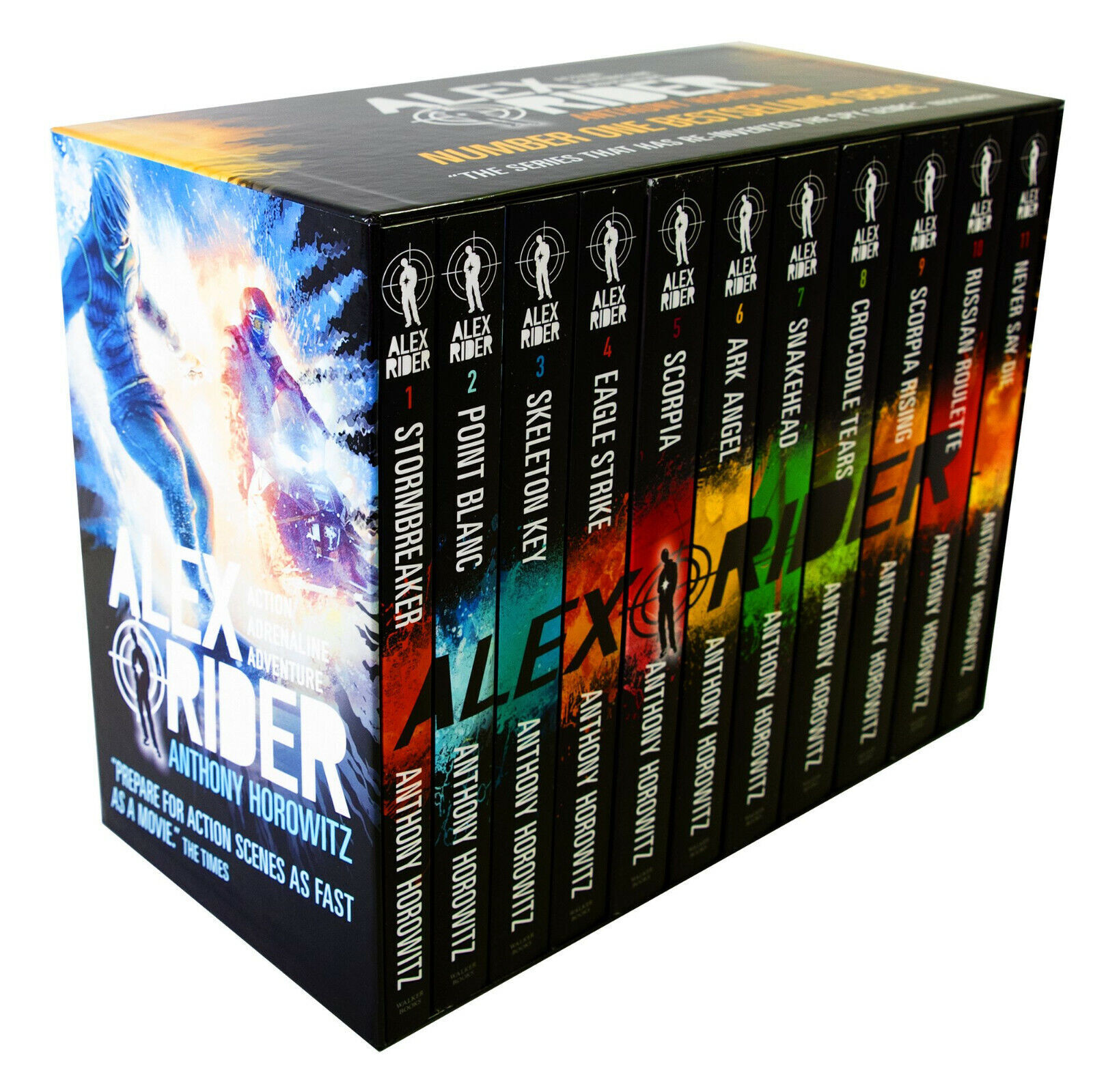 Alex Rider The Complete Missions 11 Books by Anthony Horowitz - Ages 9-14 - PB