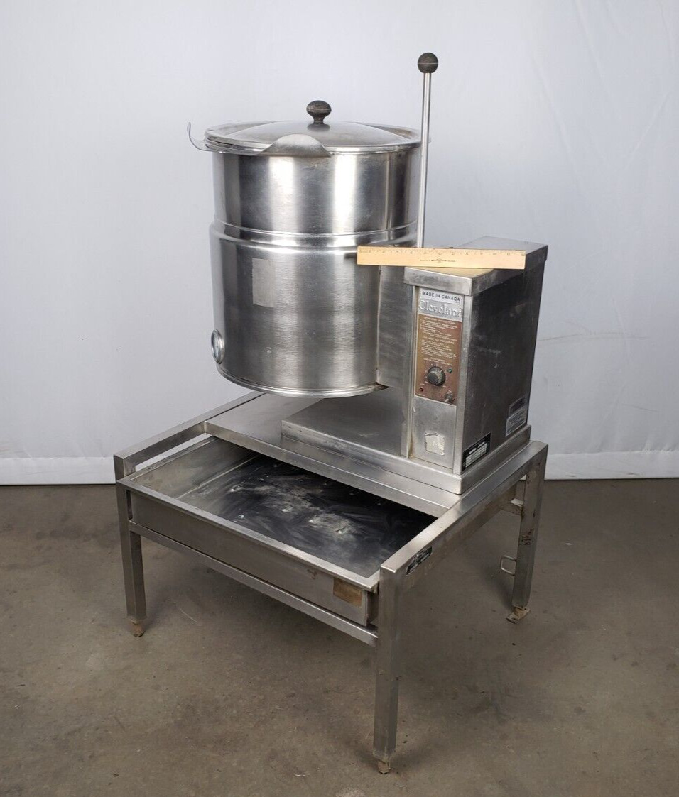 Cleveland KET-12-T 12 Gallon Electric Tilting Steam - Commercial Kitchen Kettle
