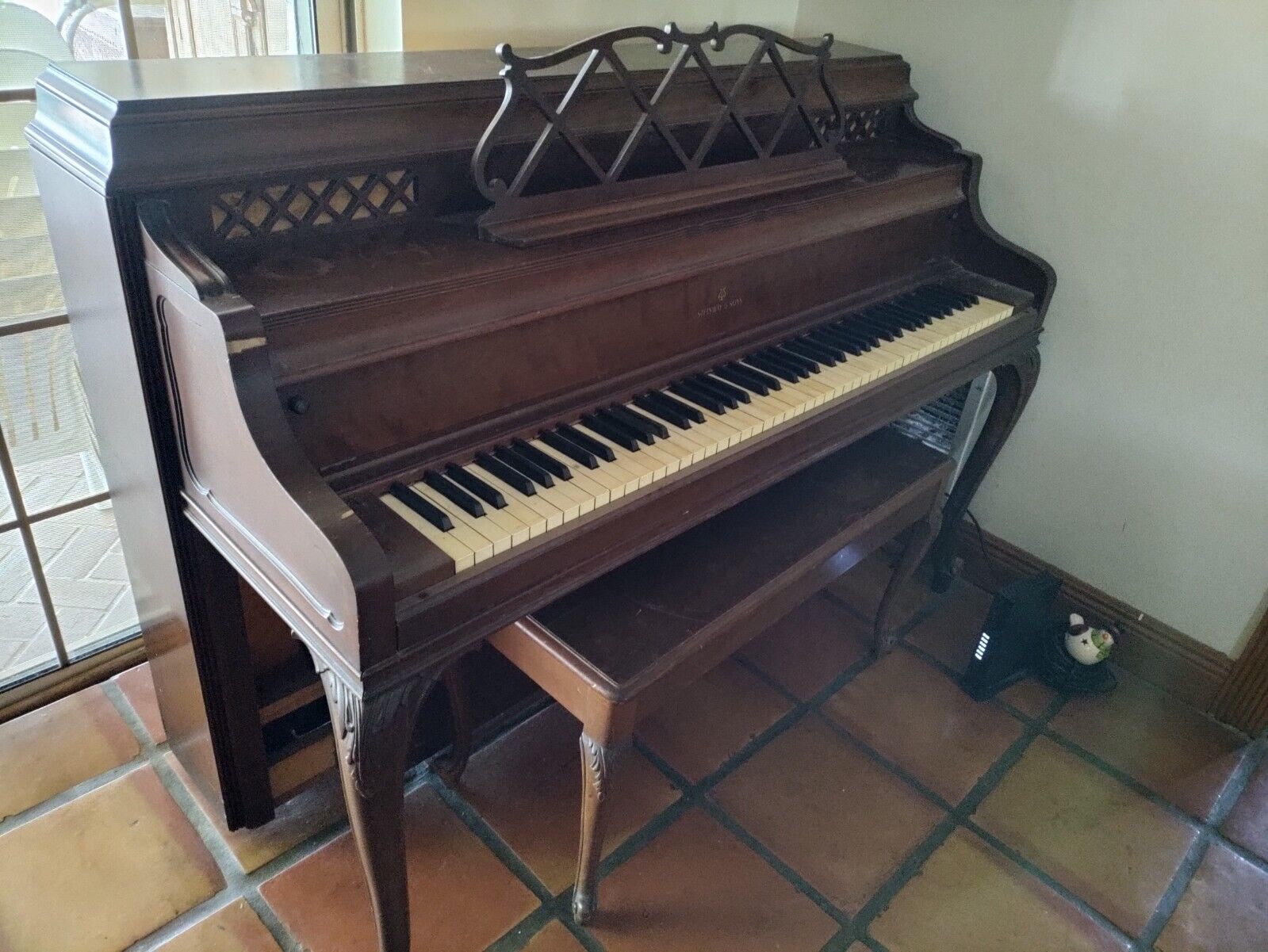 Steinway Louis xv console piano