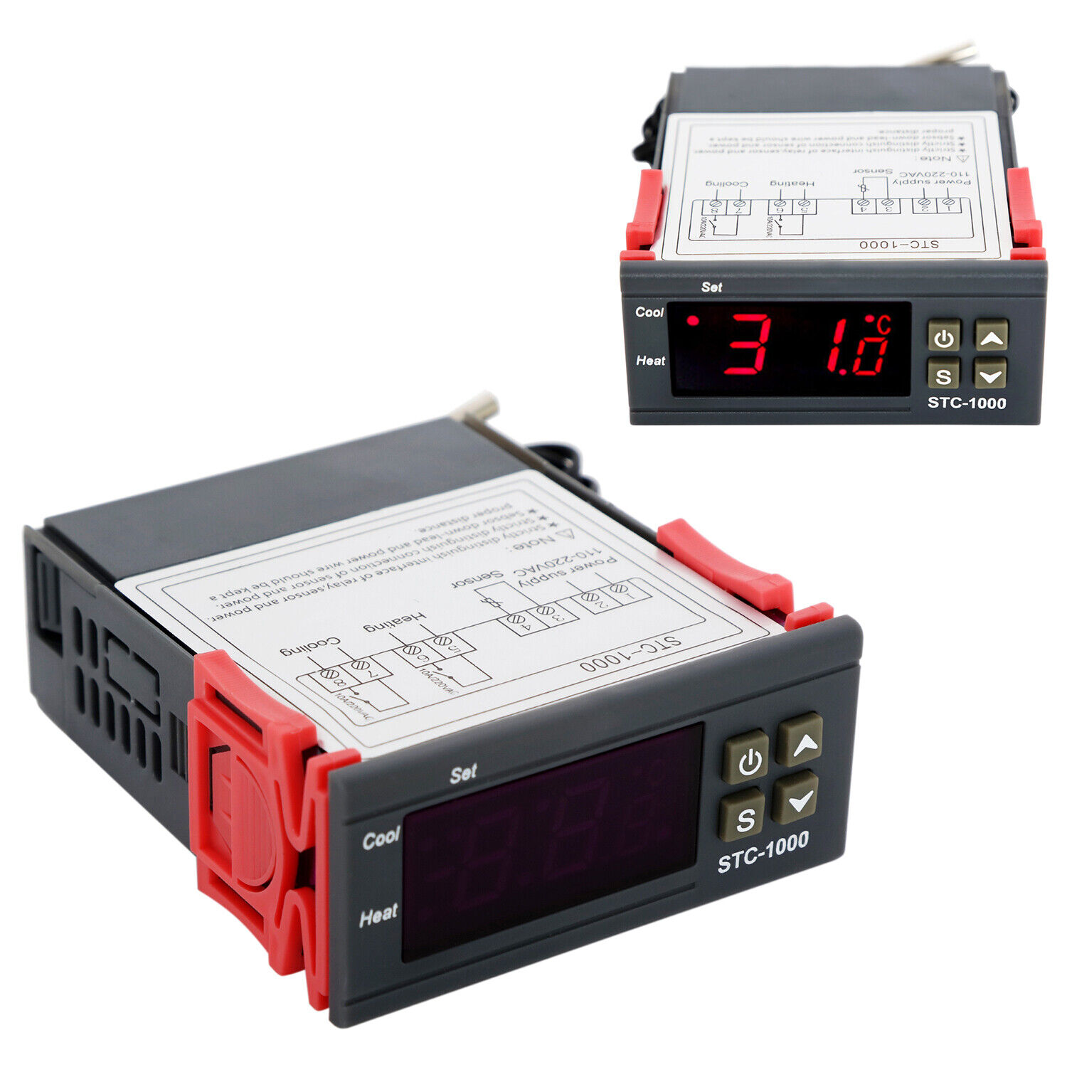 Universal STC-1000 Digital Temperature Controller Thermostat w/ Sensor AC 110V