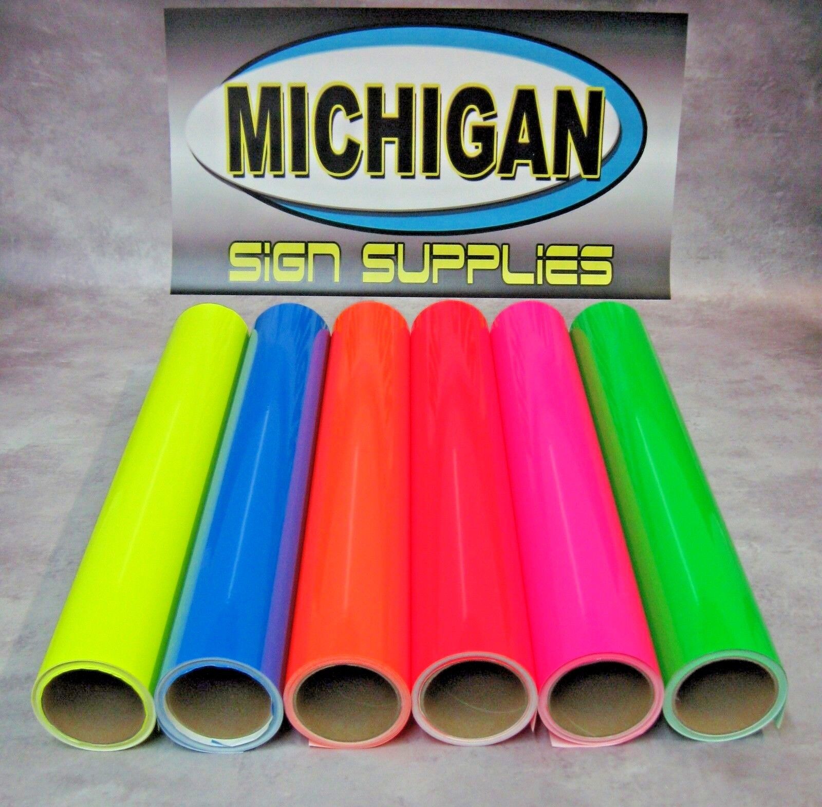 Cast Fluorescent Vinyl-Great for Decals, Race Cars & More-6 Colors Available