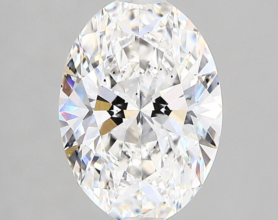 Lab-Created Diamond 2.20 Ct Oval F SI1 Quality Excellent Cut GIA Certified