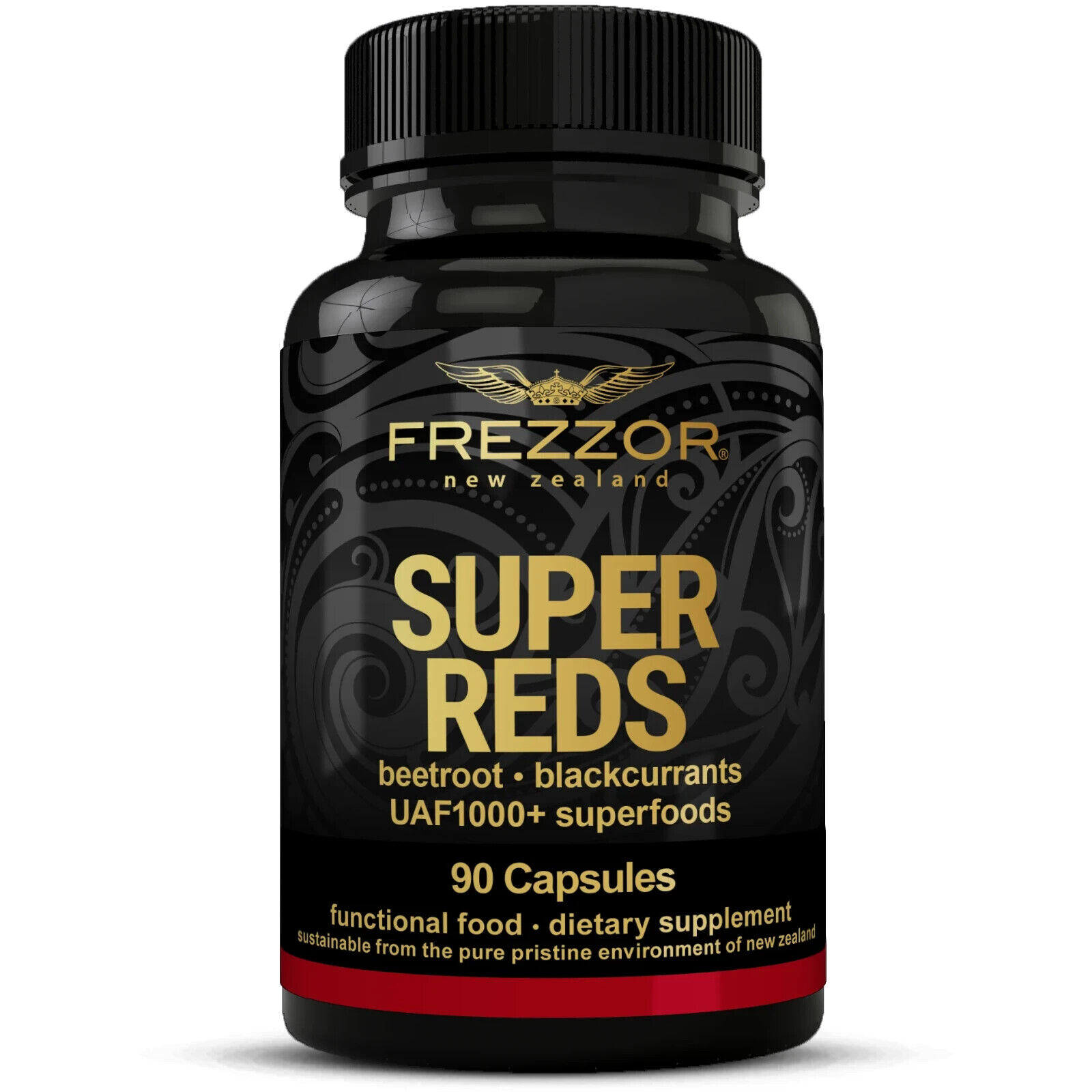 FREZZOR Super Reds Capsules, All-Natural New Zealand Red Superfood 1 Pack