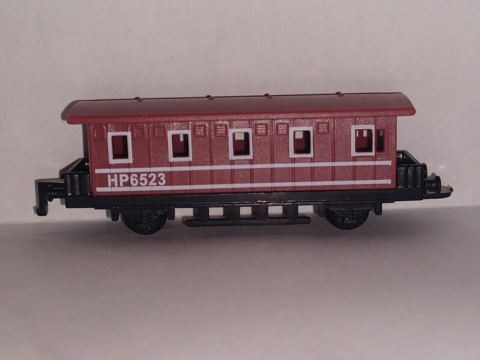Vintage 1989 Soma Train Red Passenger Car HP 6523 Rare PB32
