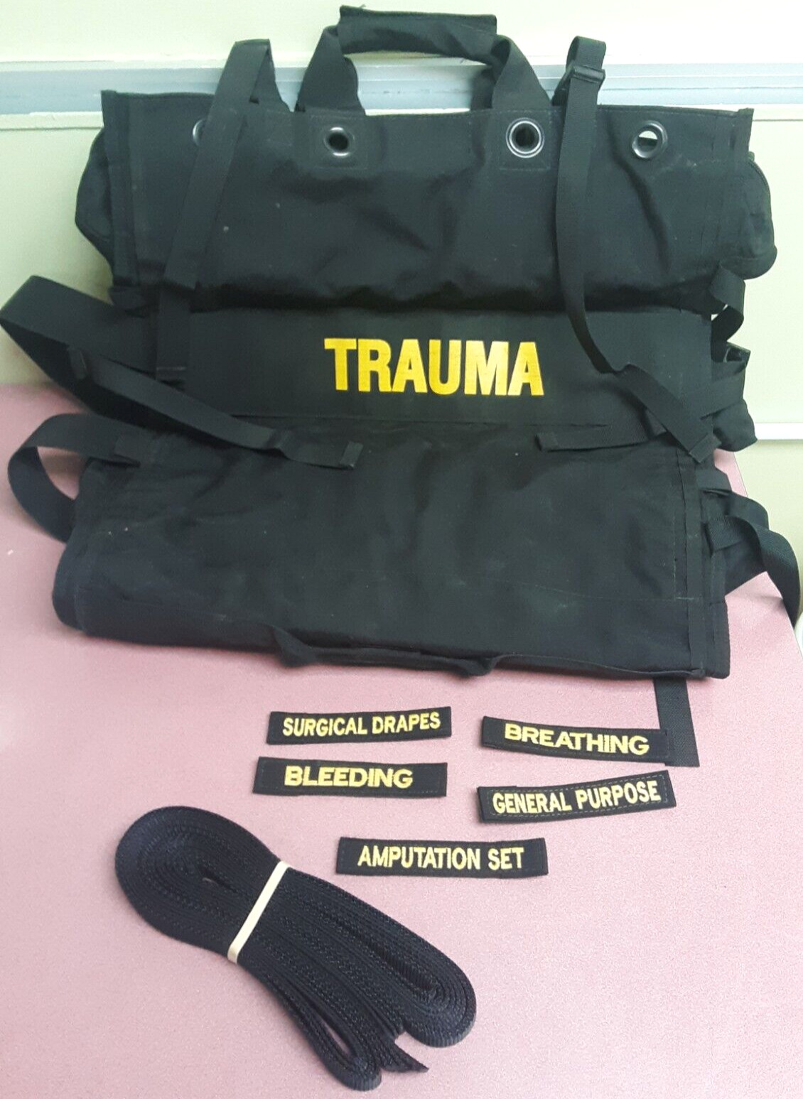 S.O. Tech Tactical Rapid Access Medical Multi-Panel RAMMP-T Bag w/ Velkro Labels