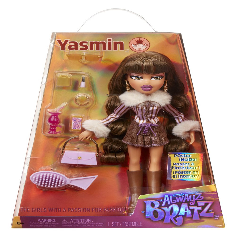 Alwayz  Yasmin Fashion Doll with 10 Accessories and Poster