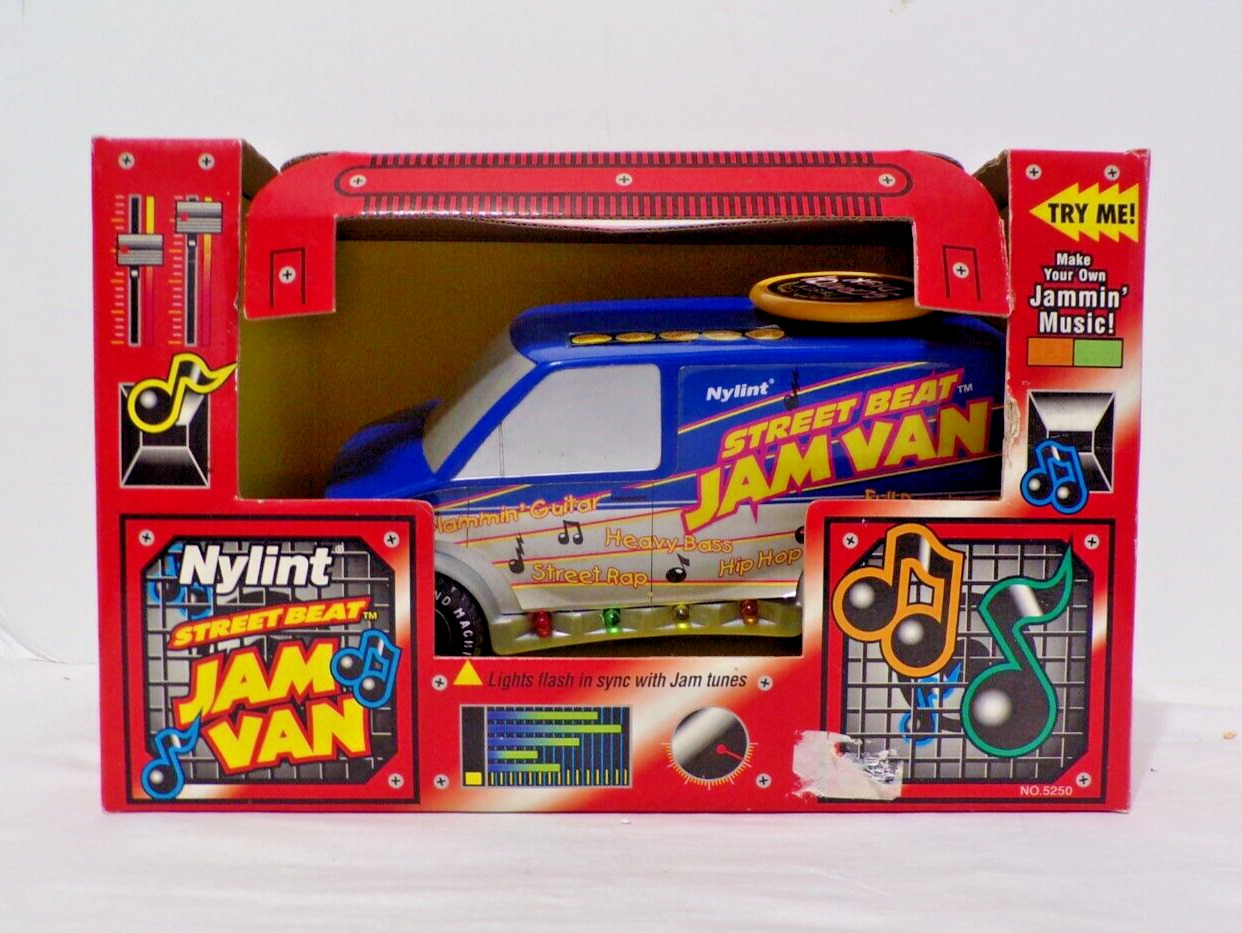 Rare 1994 Street Beat JAM VAN By Nylint Toys/Sound Machine