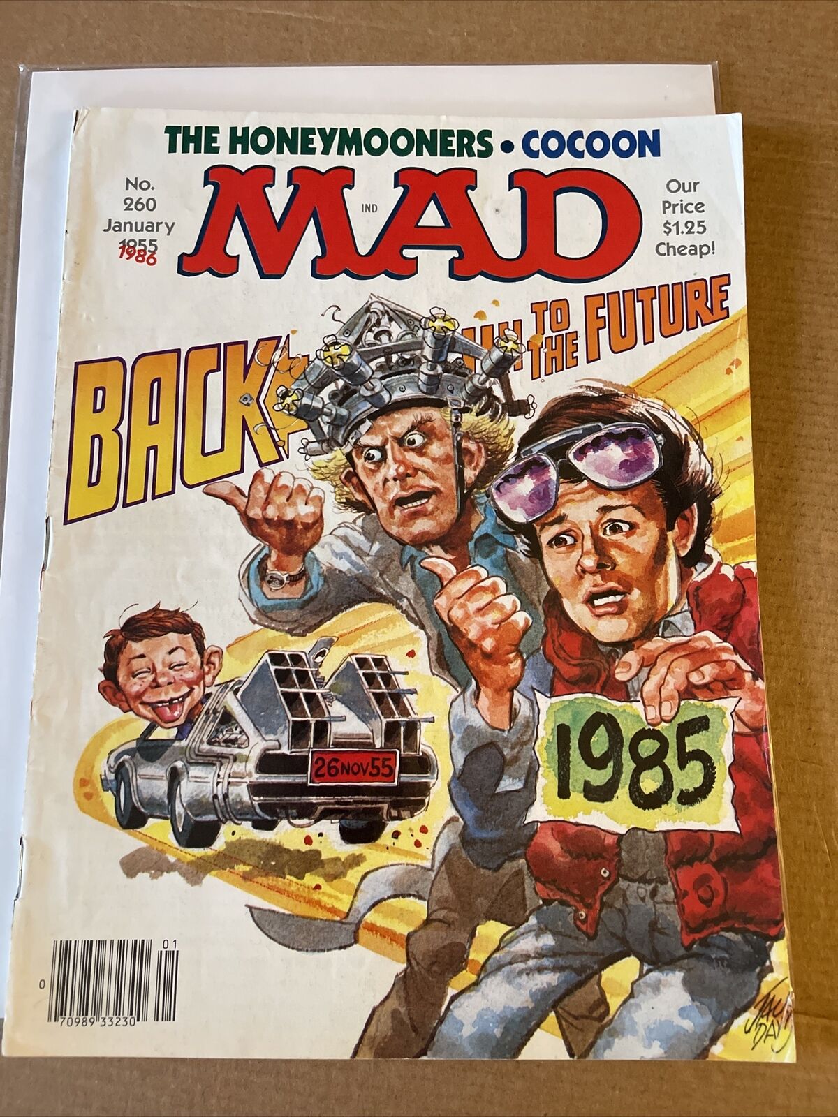 MAD Magazine #260 January 1986 Back to the future VG shipping included