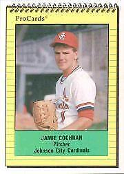 1991 Johnson City Cardinals ProCards #3971 Jamie Cochran Flint Michigan MI Card