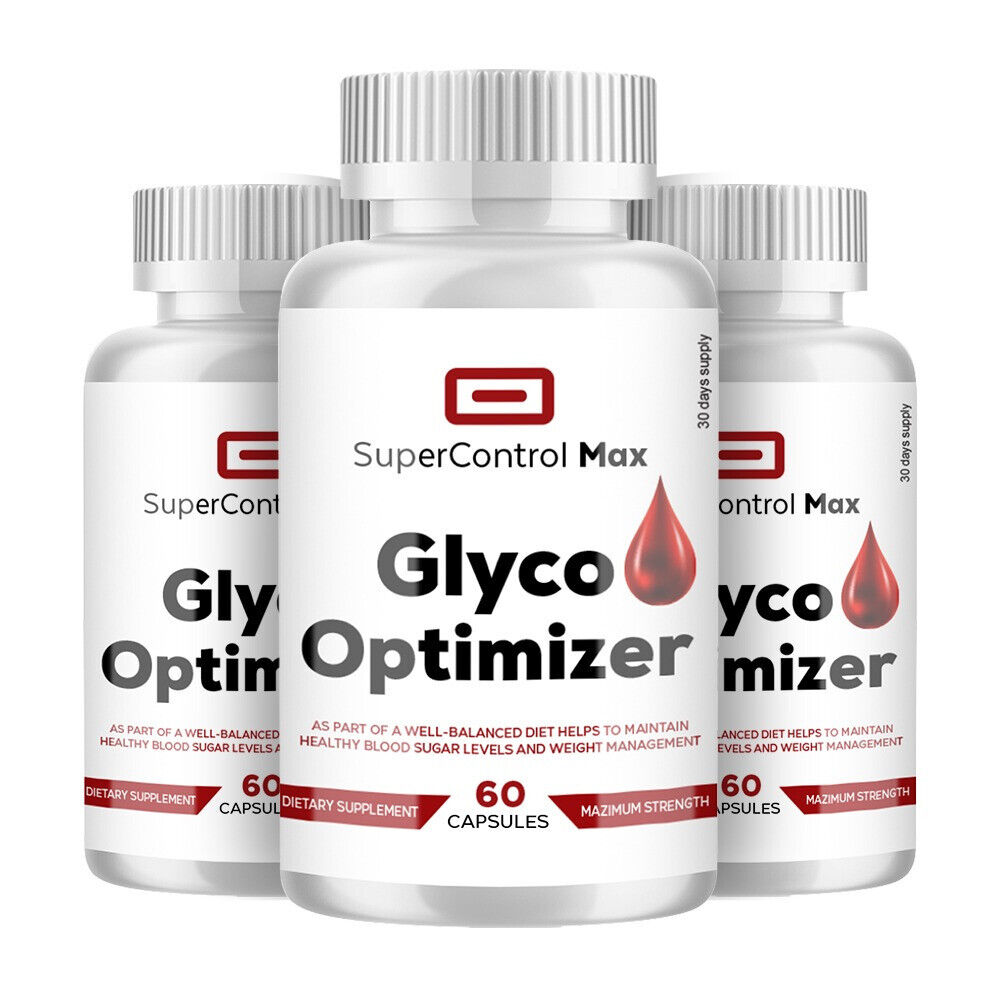 (3 Pack) SuperControl Max Glyco Optimizer for Blood Sugar Support Pills