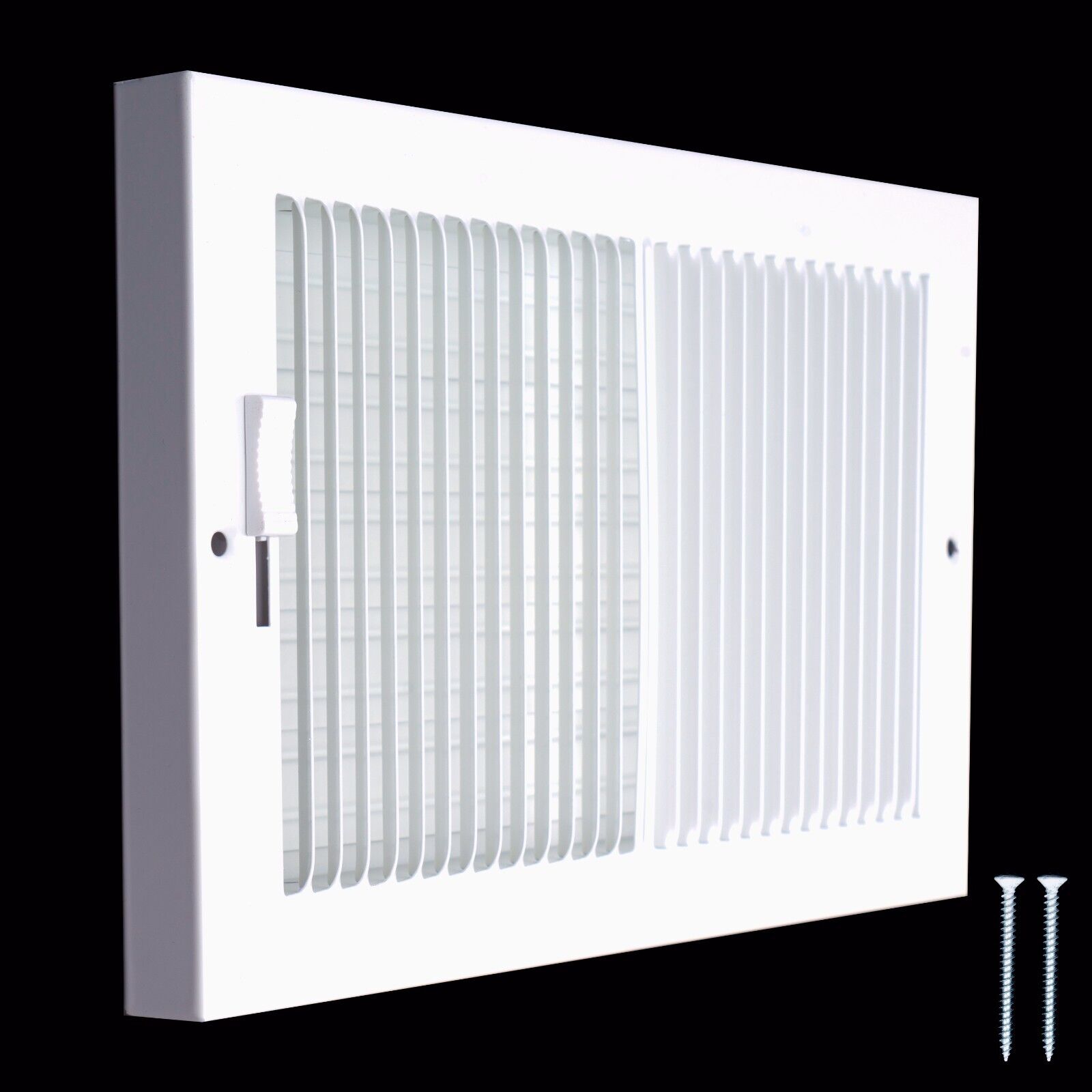 Steel Baseboard Air Supply Grille with Multi-shutter Damper | Air Register Vent