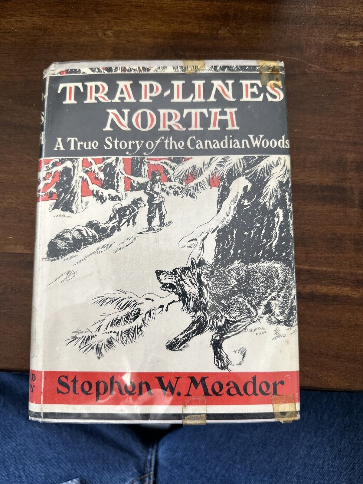Trap-Lines North. Stephen Meader. Vtg 1966 True Story of the Canadian Woods