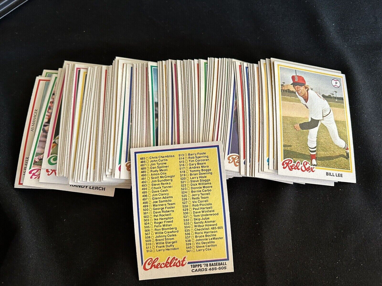 1978 topps baseball card lot 100 Different Cards Ex/NM