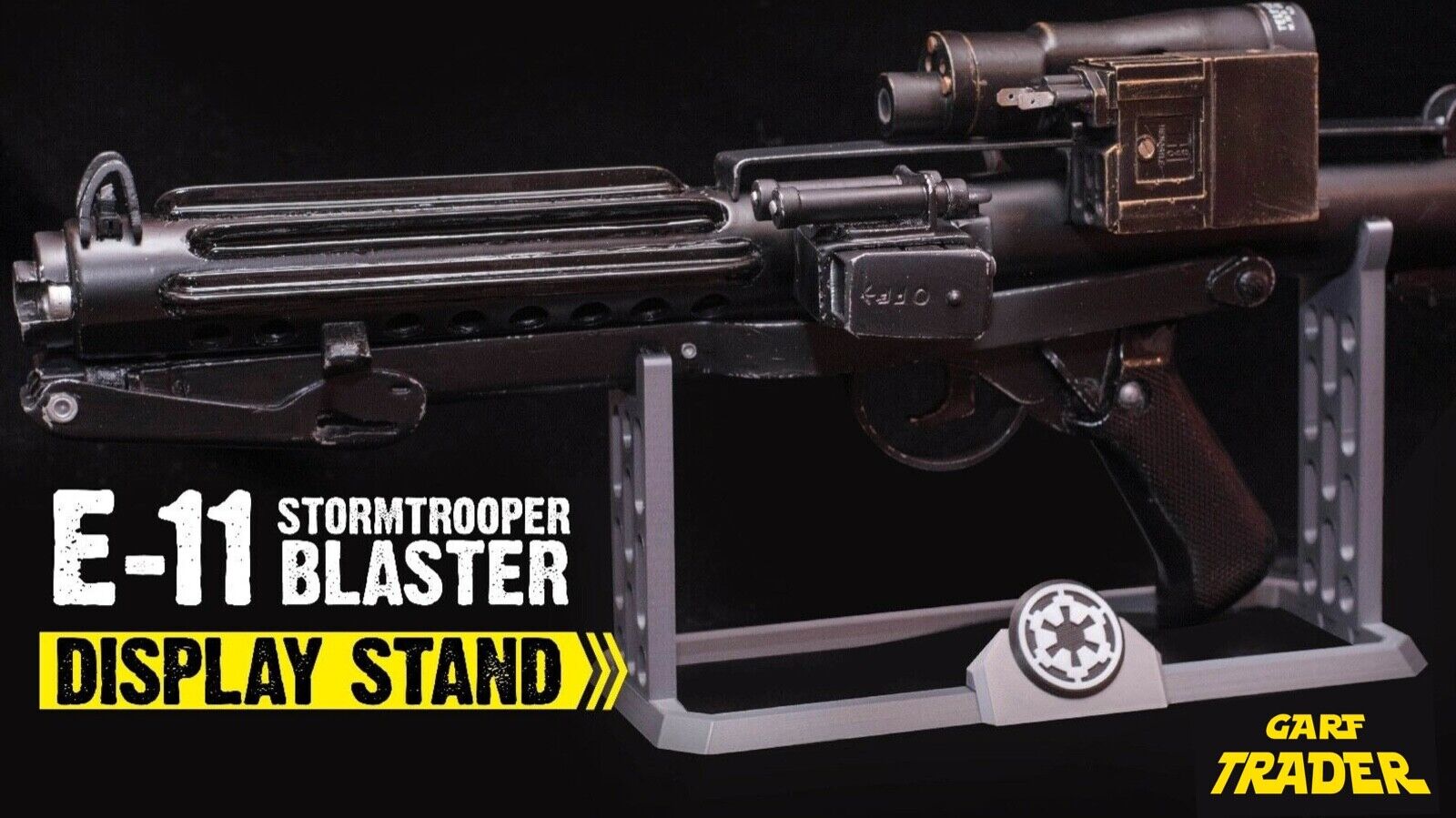 Garf Trader: Display Stand Stormtrooper E-11 Blaster Star Wars E11 Blastech 