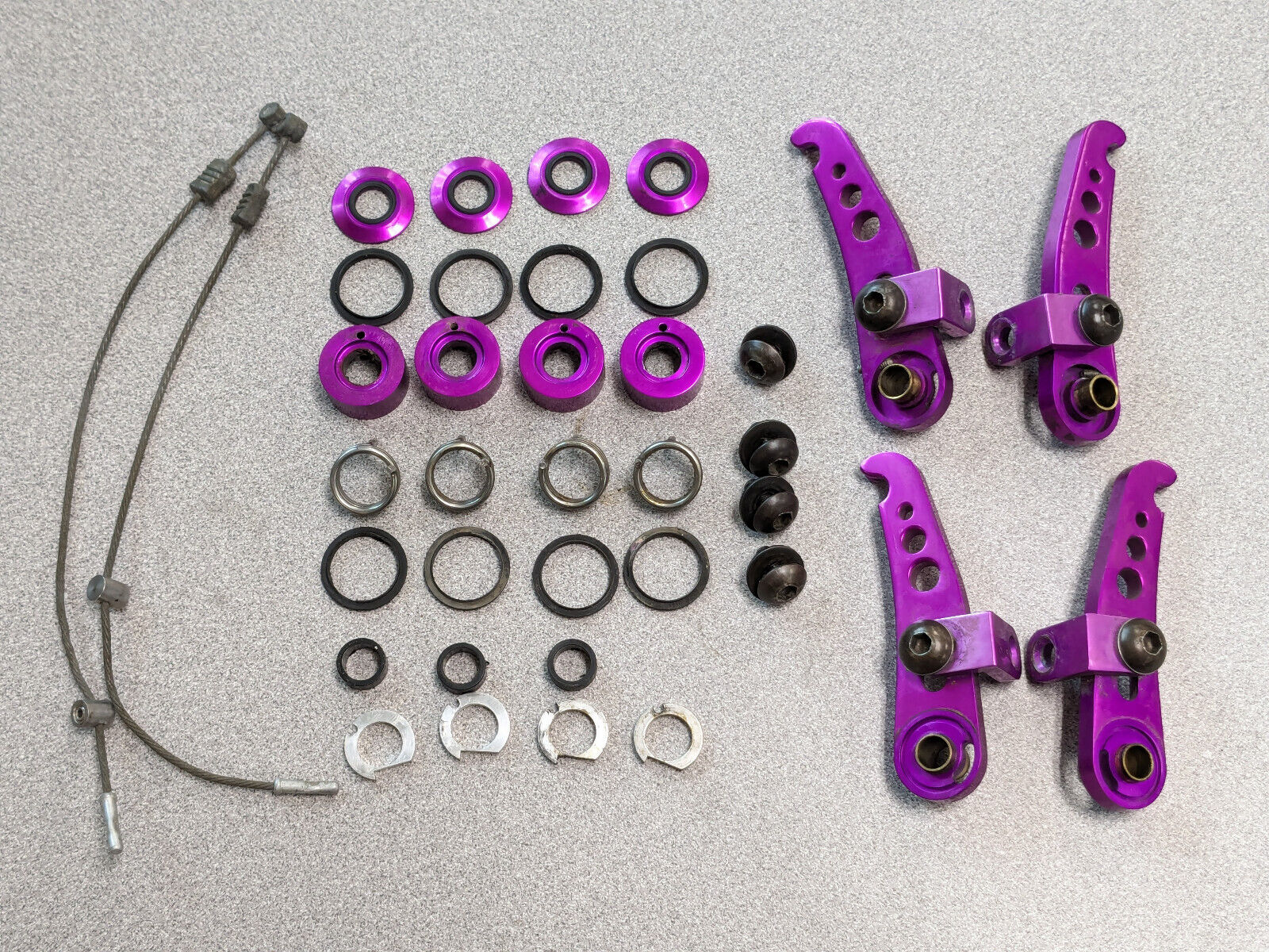 Grafton Speed Controllers 3DV Purple Cantilever Brakeset Controller Anodized