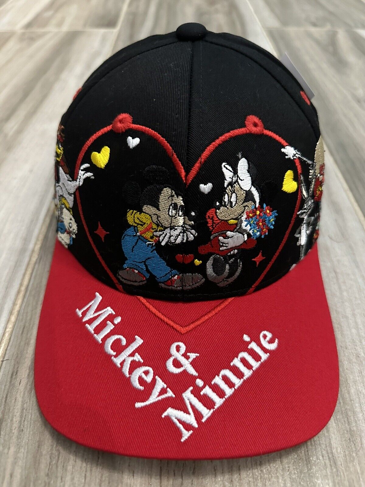 VINTAGE 90s Walt Disney Mickey & Minnie Mouse  Looney Tunes Cap