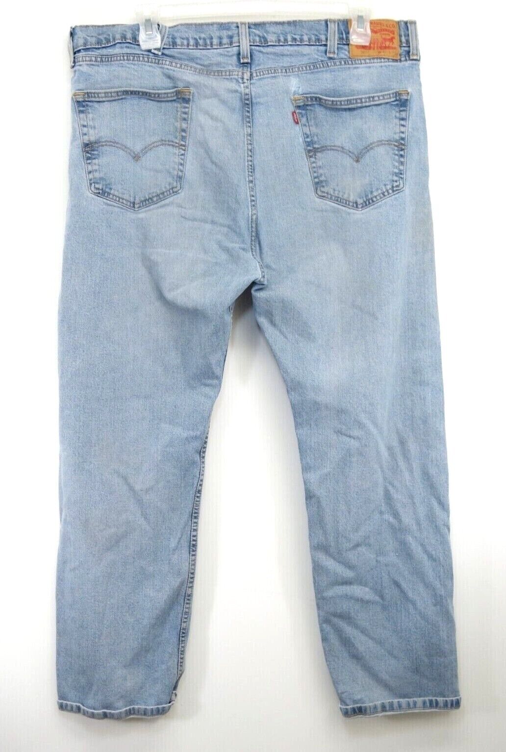 Levi\'s Mens 505 1765 Regular Fit Straight Leg Stonewash Blue Denim Jeans 42 x 30