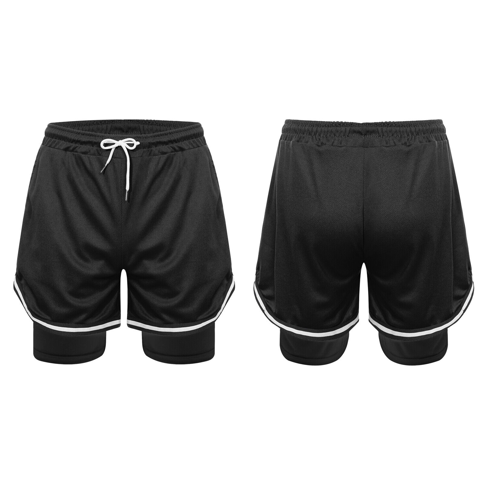 Boys Short Pants Teamwear Pull-On Shorts Training Sportshorts Gym Sportswear