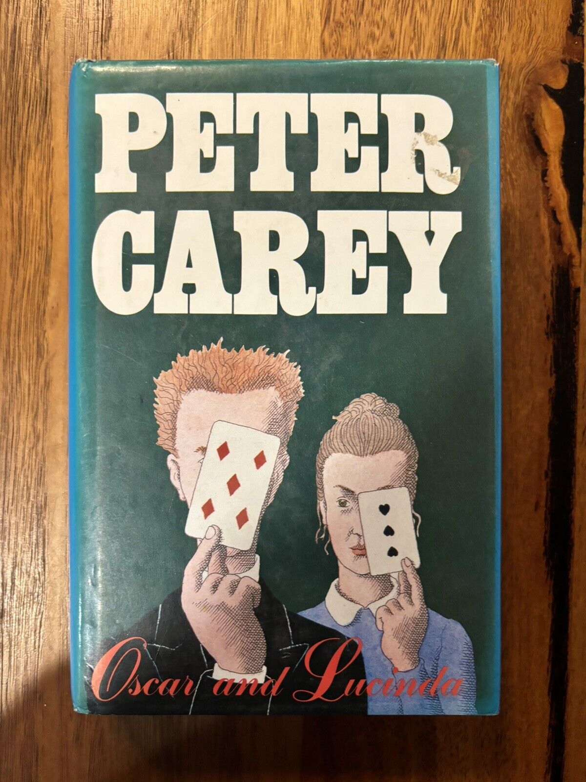 Oscar and Lucinda by Peter Carey Hardcover First Australian Edition Dustjacket