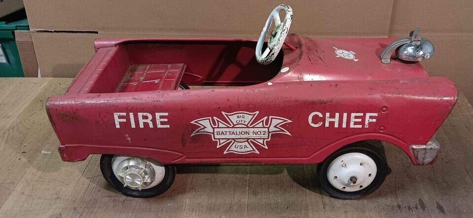 1960\'s Murray Flat Face, Fire Chief Battalion No.2  Pedal Car
