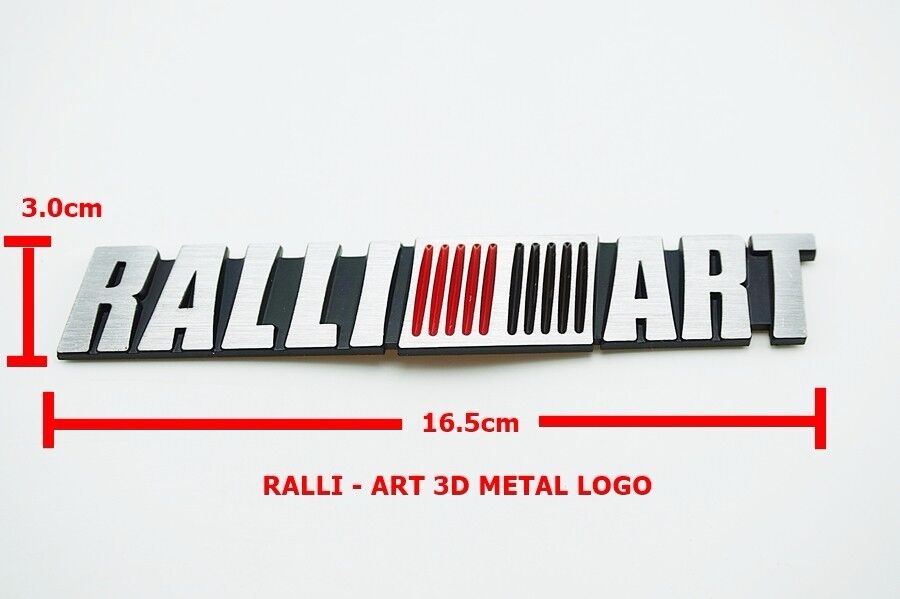 3D EMBLEM BADGE STICKER DECAL METAL RALLI-ART LOGO