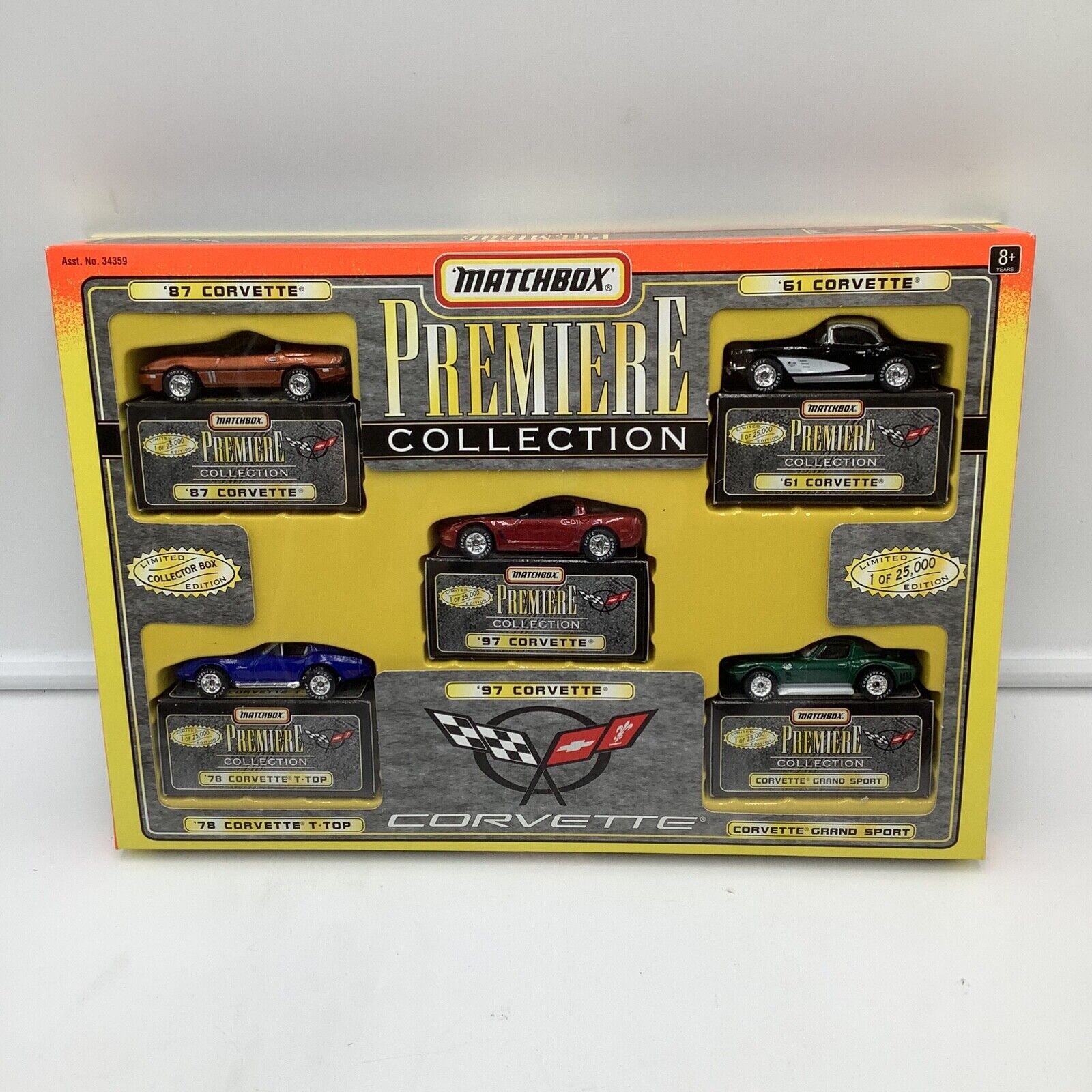 Matchbox Premiere Collection Corvette Limited Edition Ages 8+