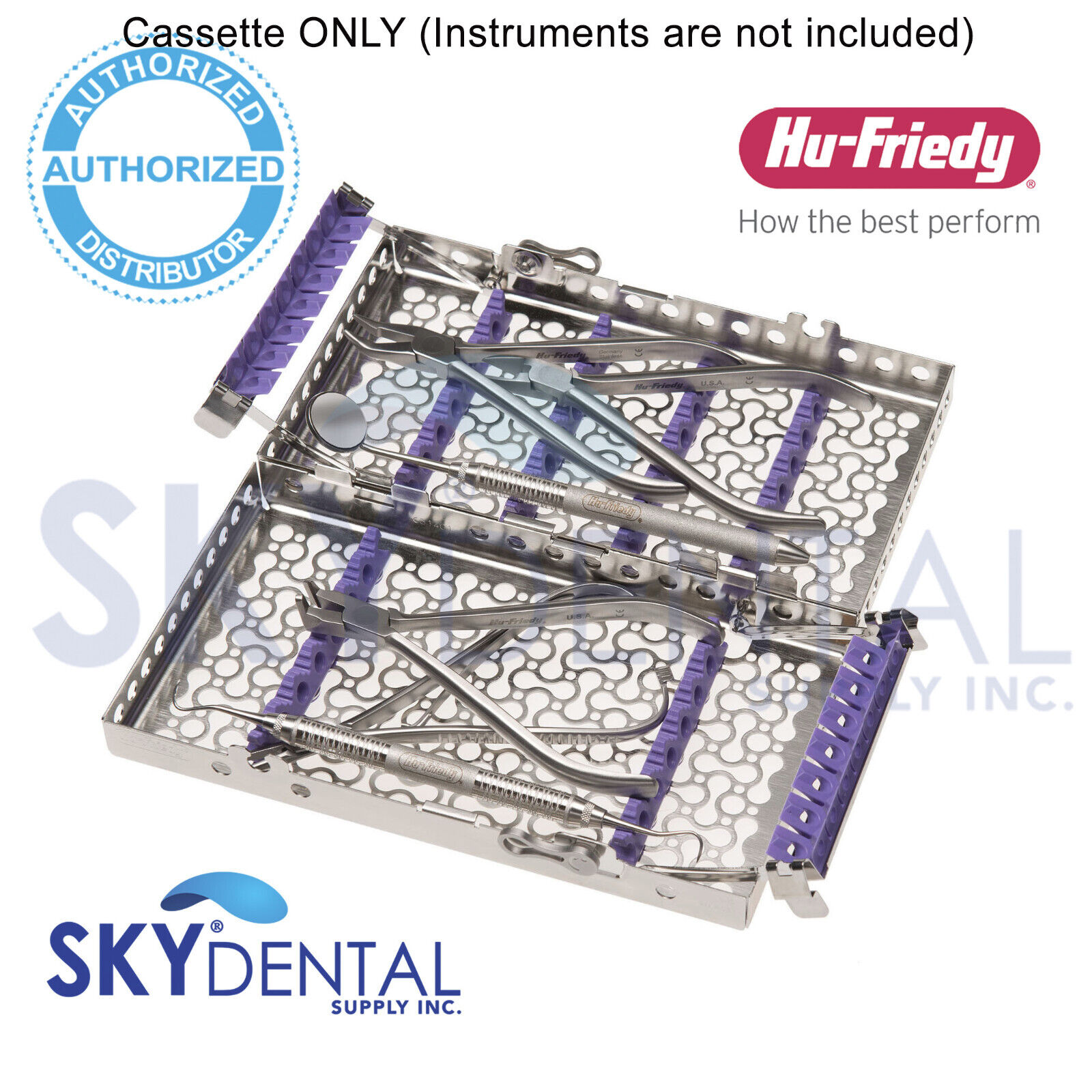 Hu-Friedy Infinity Series Double-Decker 14 Instrument Cassette Ortho /Foam Rails