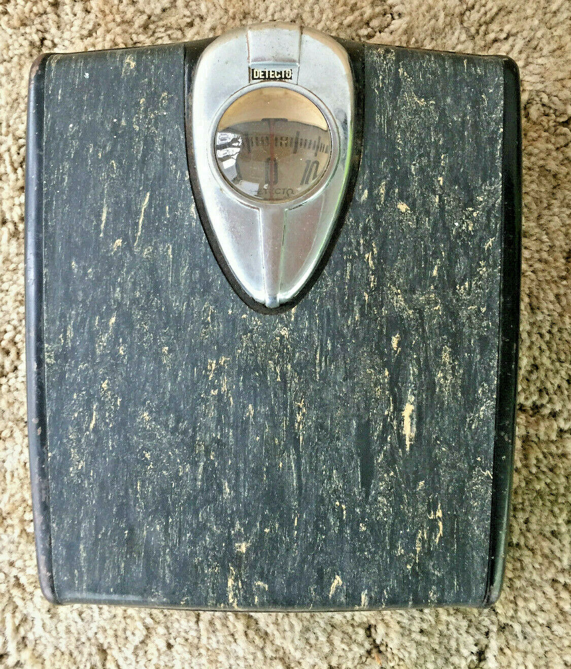 Vintage Detecto Portable Bathroom Scale 