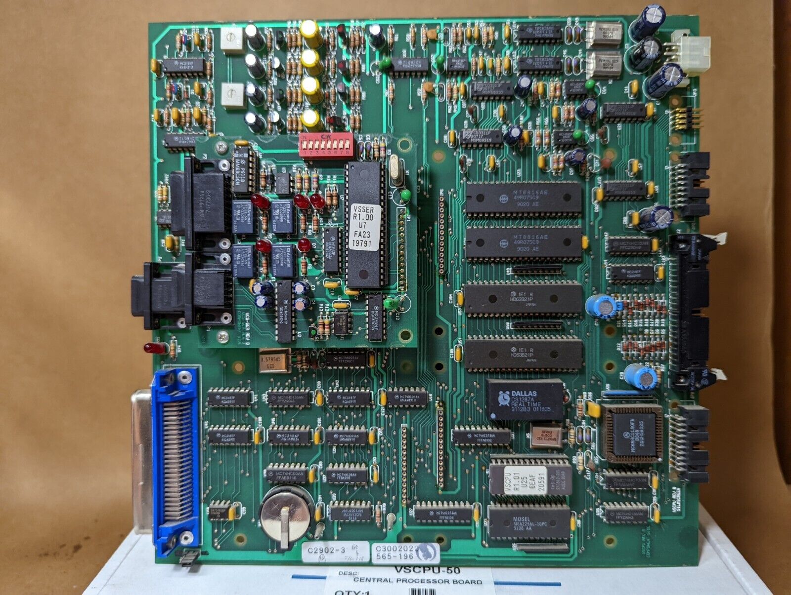 Valcom Simplex VSCPU-40 / VSCPU40 Central Processing Board