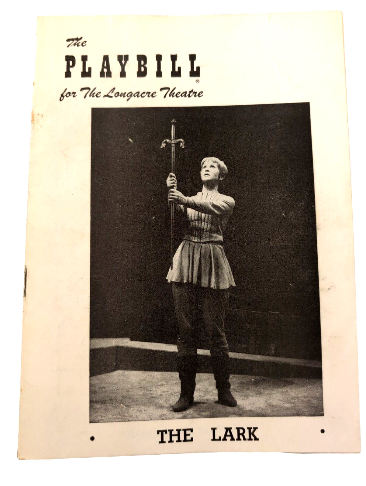  Playbill May 14 1956 The Lark Longacre Theater Julie Harris Boris Karloff