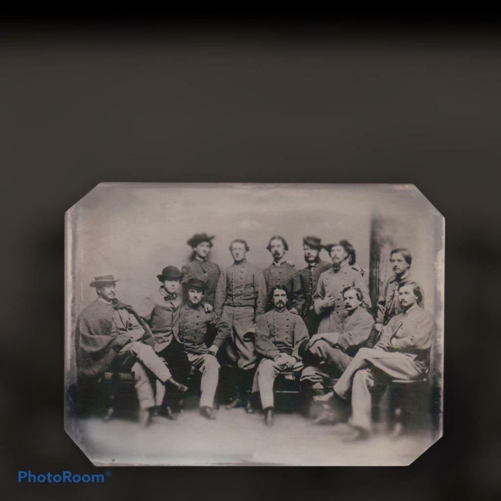 Sixth-Plate Civil War John Singleton Mosby & members of Mosby's Rangers C2562RP