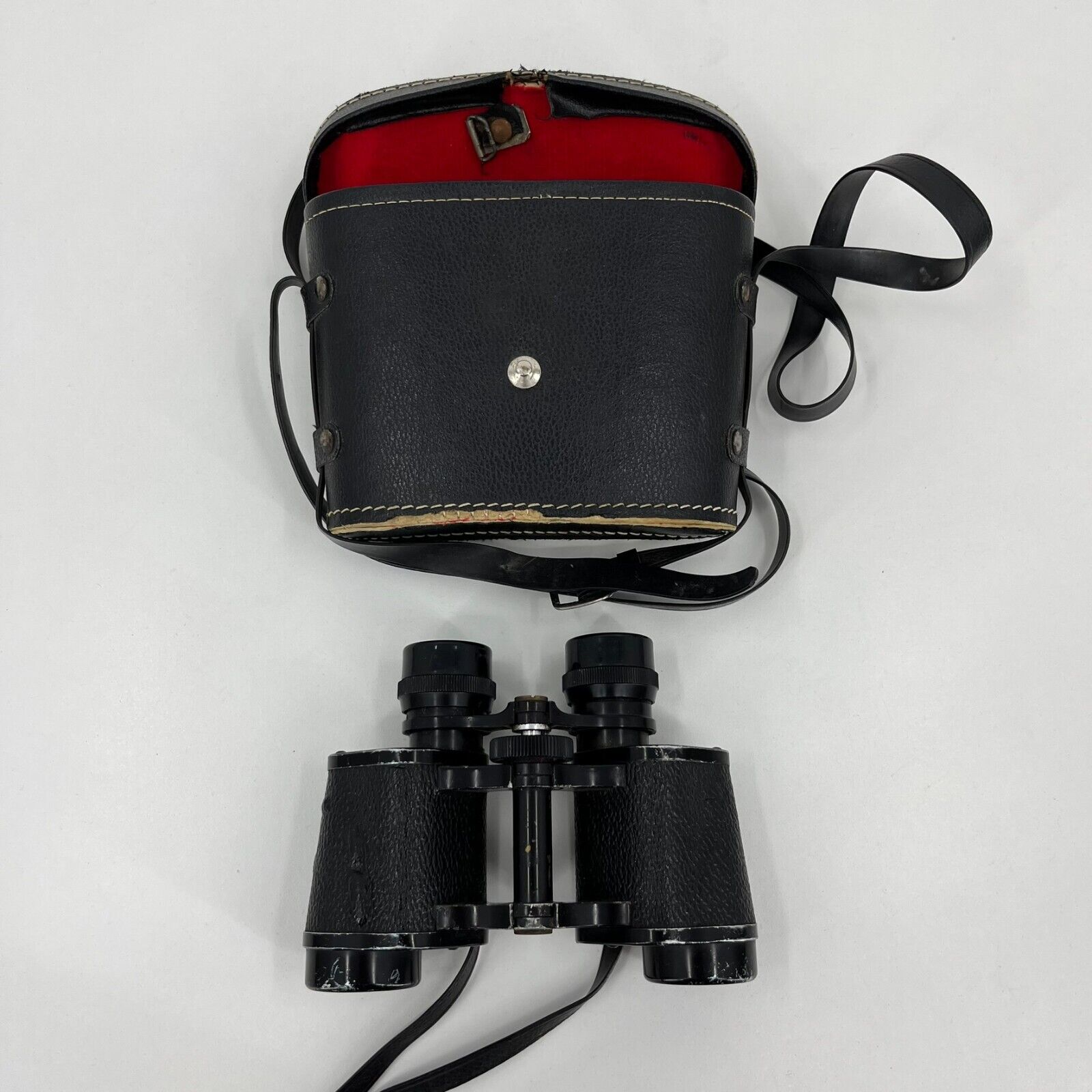 Vintage Palomar Binoculars No. 9080 8 X 30 Field 7.5 Degrees With Case