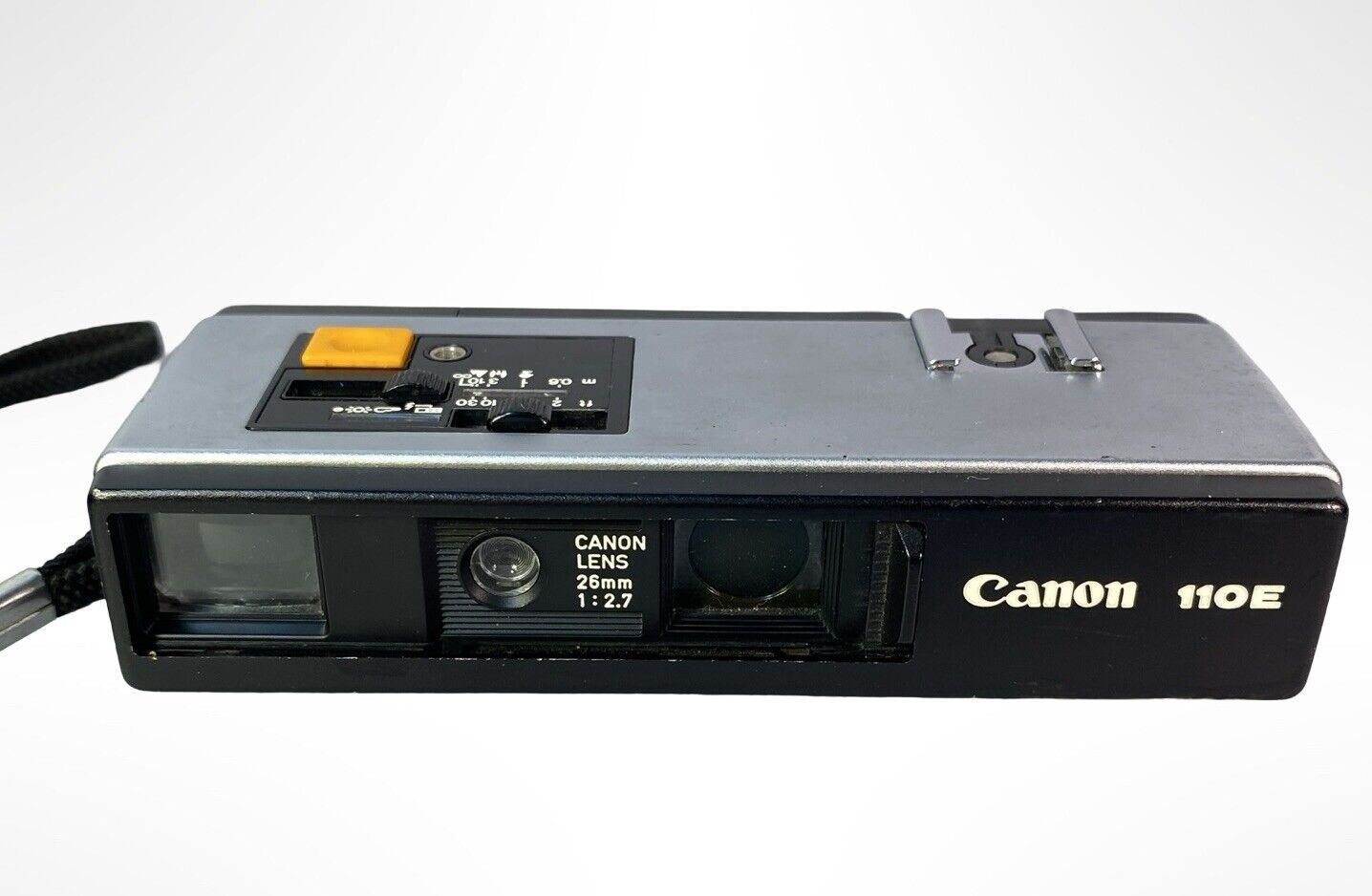 Canon 110E Vintage Film Camera 26mm with Wrist Strap - Untested -