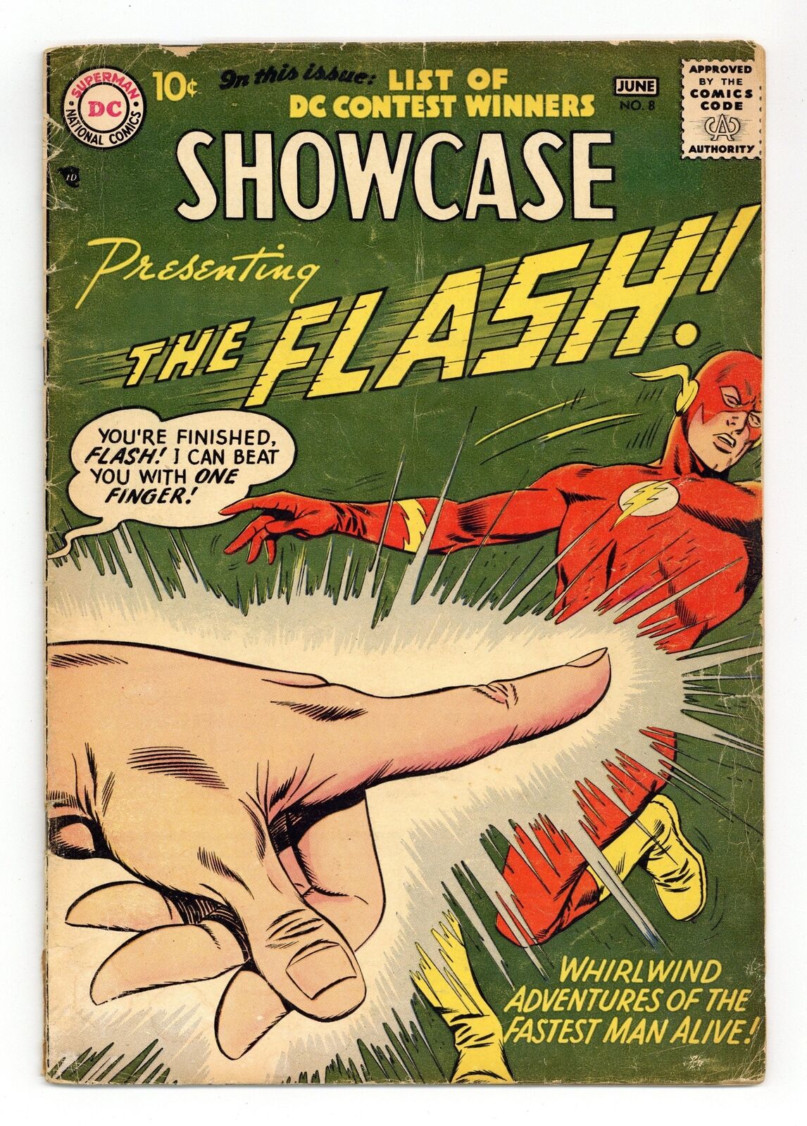 Showcase #8 FR/GD 1.5 1957 2nd app. Silver Age Flash