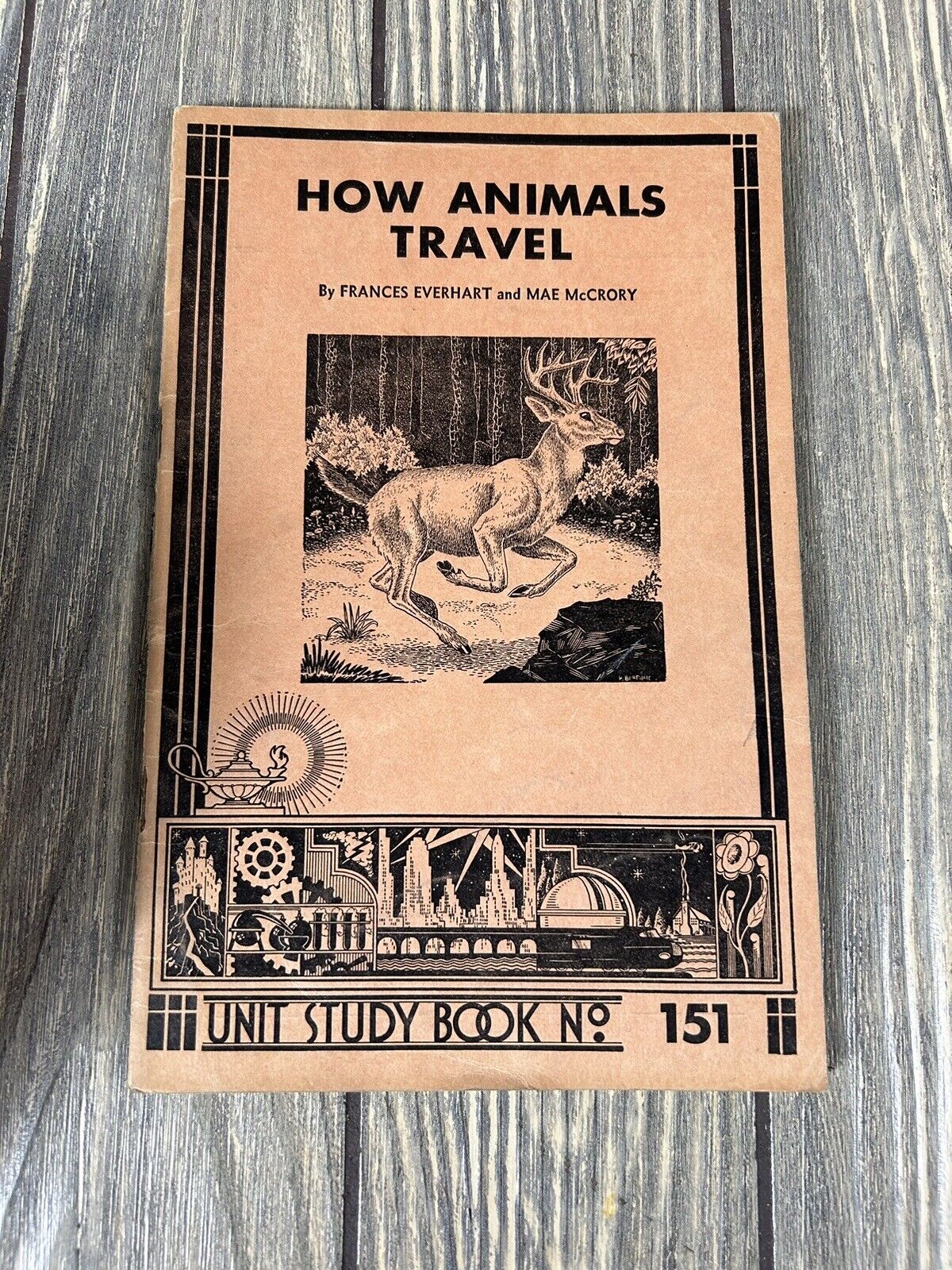 Vintage 1935 How Animals Travel By Frances Everheart And Mae McCrory Unit Study 