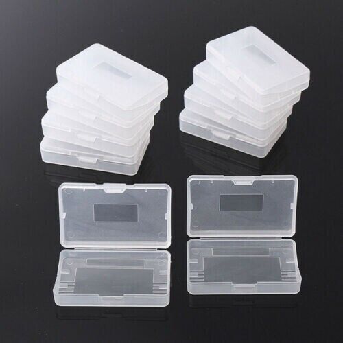 4 -100 Lot Clear Cartridge Cases Nintendo Game Boy Advance GBA Games Dust Covers