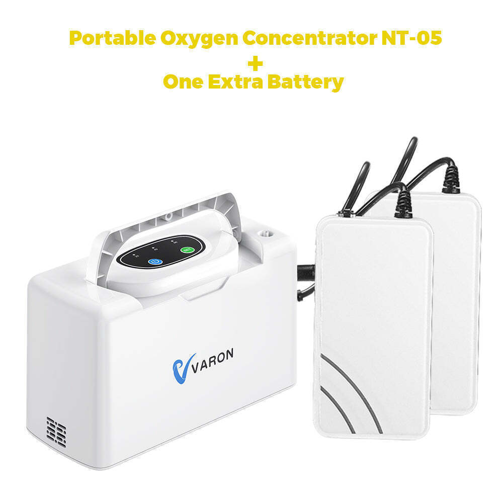 Portable 𝙊𝙓𝙞𝙂𝙀𝙉𝙊 Supplemental Oxygen Home Travel Continue w/ 2 Battery