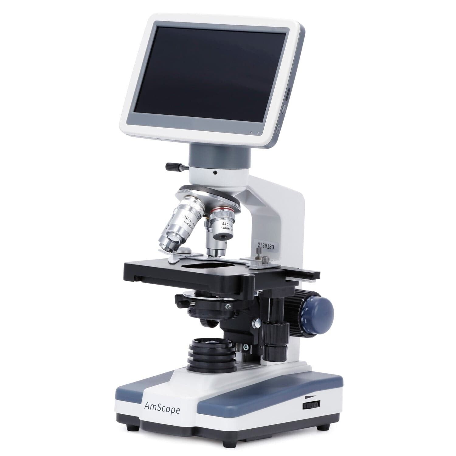 Amscope 40X-1000X Binocular LED Compound Microscope + 7\