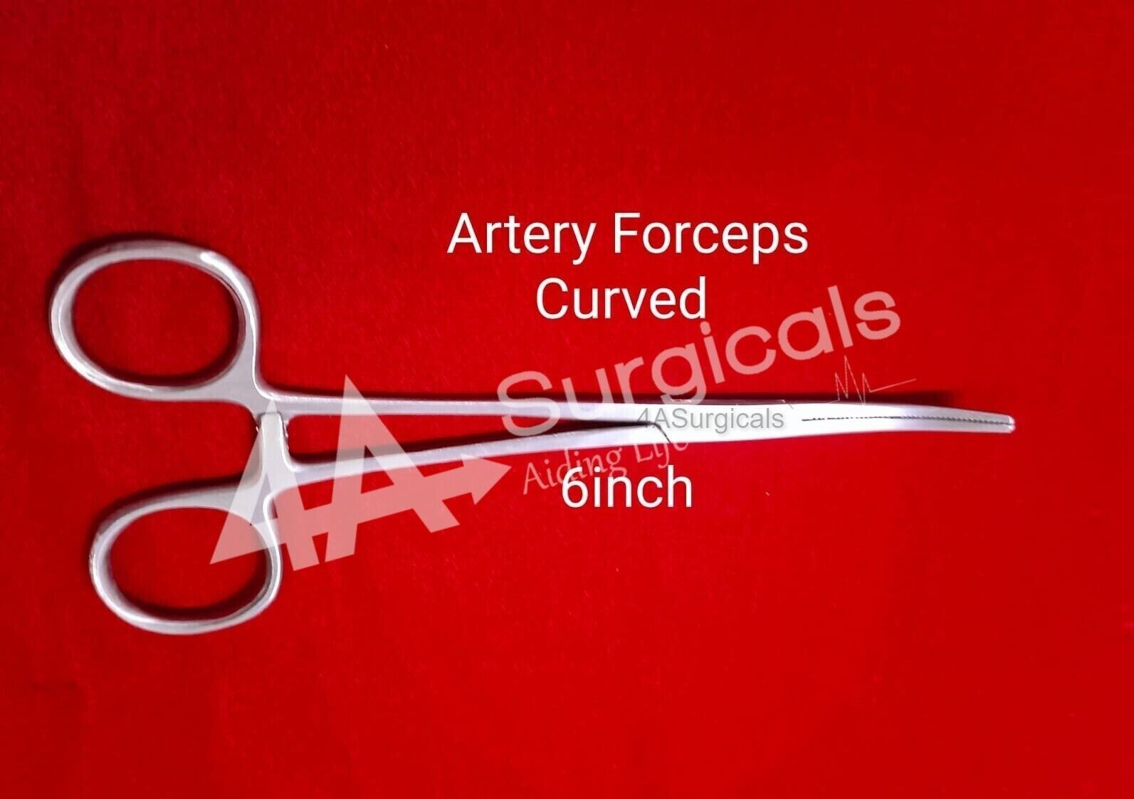 4A Artery Forceps Curved 6\