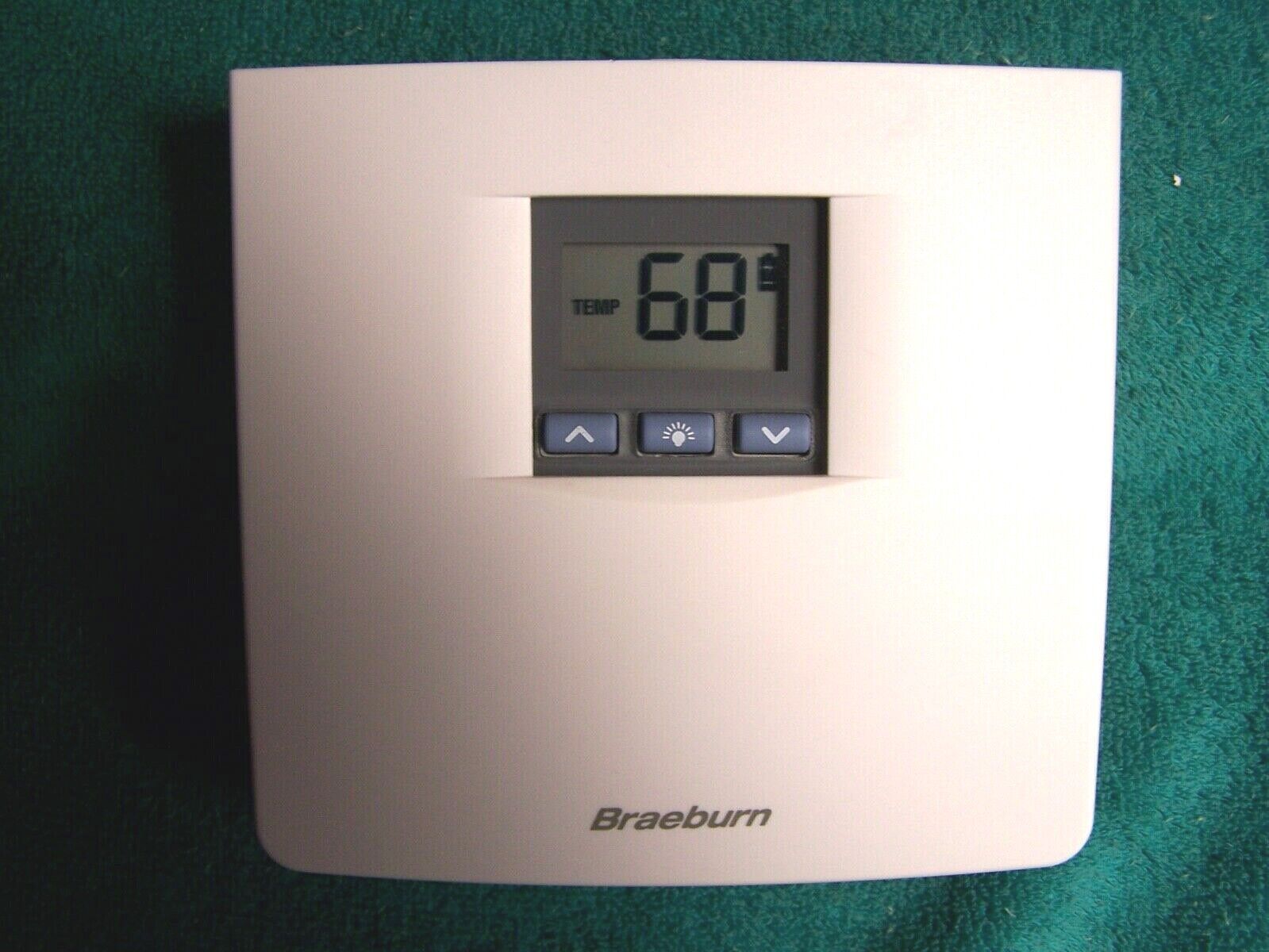  Braeburn 3000 1 Heat 1 Cool  Non-Programmable backlit thermostat