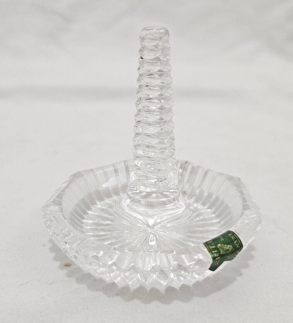 Vintage Heritage Irish Crystal Ringholder Very Unique ~ 3\