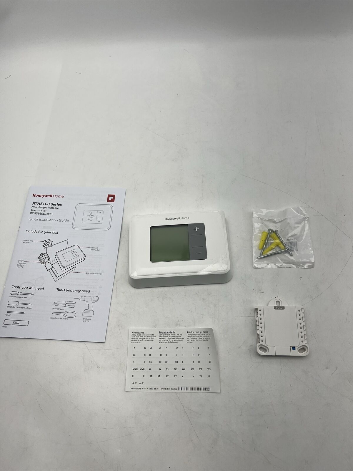 Honeywell Home T2 Non-programmable Thermostat RTH5160D (OB2)