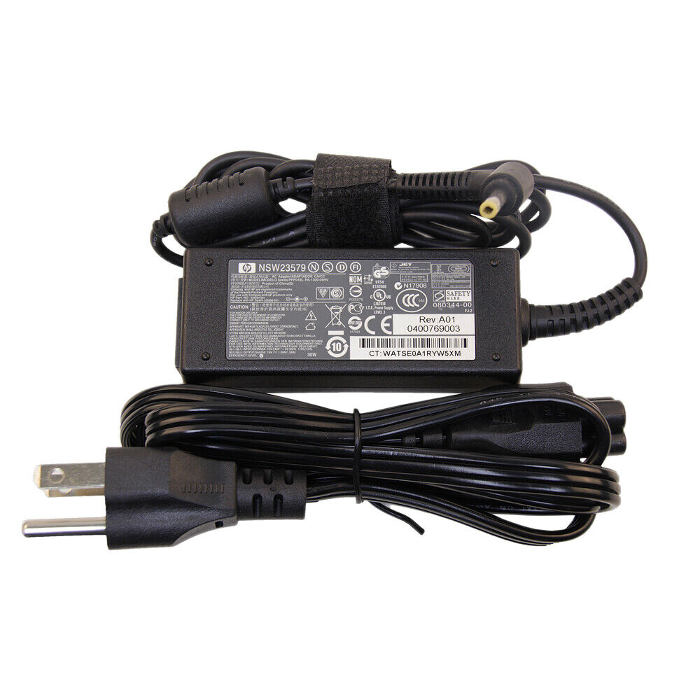 HP 4.0/1.7mm 19V 1.58A 30W Genuine Original AC Power Adapter Charger